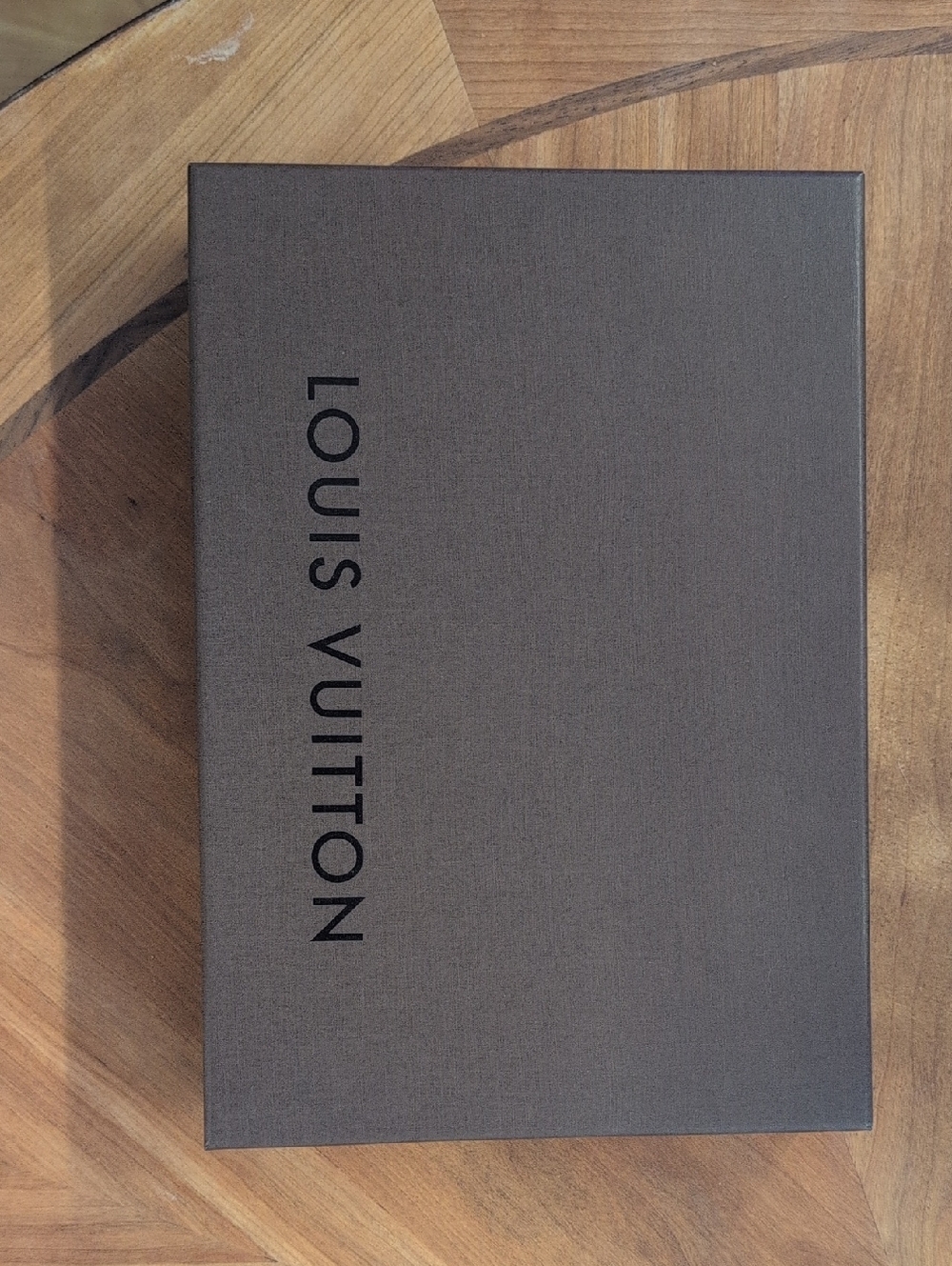 Louis Vuitton Dark Gray Logo Gift Box